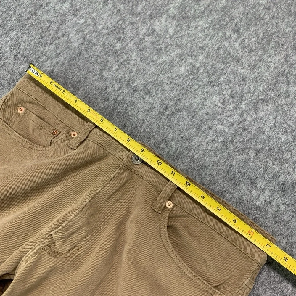 Spier & Mackay Slim Fit Brown Casual Pants Cotton/Spandex - Size 34x29